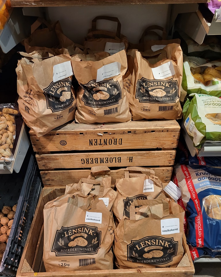 Aardappelen van Lensink Aardappelen Aalten bij de Plus Koenders in Eibergen.